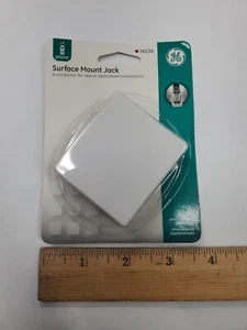 GE Surface Mount Jack for Phone - 76136 White - Brand New - Picture 1 of 4