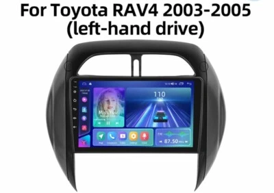 Radio 2 din 9 " für Toyota Rav 4 03/05 Android GPS Bluetooth Navigator Wifi - Bild 1 von 3