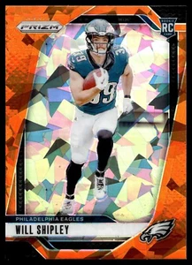 2024 Panini Prizm Prizms Orange Ice #397 Will Shipley Philadelphia Eagles - Picture 1 of 2
