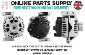 Alternator For Fiat 500 Doblo Fiorino Grande Punto Idea Panda 1.3 Diesel JTDM - Picture 1 of 16