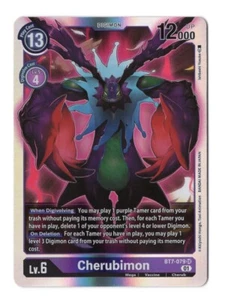 Digimon Card - (NM) Cherubimon BT7-079 Super Rare Foil - Bandai - Picture 1 of 1
