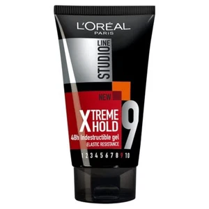 L'Oreal Paris Studio Line 9 Xtreme Hold 48HR Indestructable Gel For Hair 150ml - Picture 1 of 8