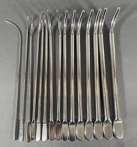 V.Mueller Bard Set di suoni uretrali 15 pezzi 12,14,16,18,20,22,24,26,30,32,34,36,38 - Foto 1 di 12