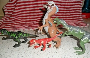 Offiziell - Jurassic Park Dinosaurier - 4 Dinosaurier - gebraucht/gespielt - Bild 1 von 4