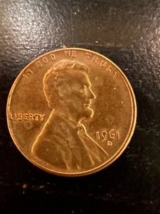 1961 D penny multiple errors (all the letter is double). - Picture 1 of 5