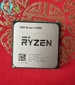AMD Ryzen 3 2200G AM4 CPU Processor R3 2200G Quad Core 4-Thread Desktop 3.5GHz - Picture 1 of 1