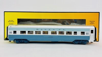MTH Rail King Santa Fe Blue Goose 60' Streamlined Coach Car 30-67873 LN - Image 1 of 4