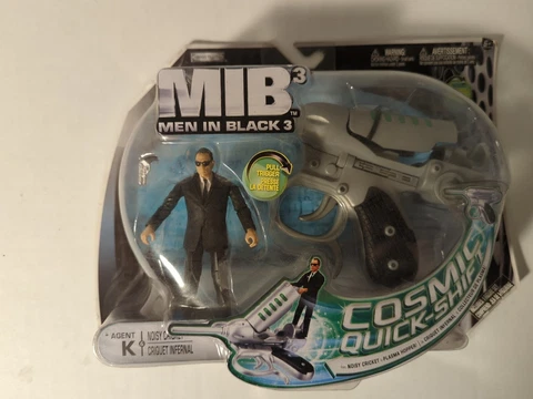 RARE MIB 3 Men in Black III Agent K & Noisy Cricket NIB Tommy Lee Jones Cosmic Q Cover