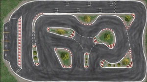 Pista de carreras pista de deriva para Nano o Turbo Racing 180cm x 100cm con pistas - Imagen 1 de 4