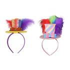 Top Hat Headband Dress up Hairband Hair Hoop for Festival Birthday Role Play