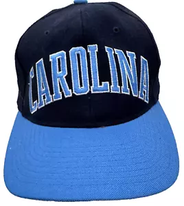 Vtg 90s Starter The Natural North Carolina Tar Heels Wool Fitted Hat Size 7 3/8 - Picture 1 of 8