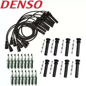 For Dodge Pickup 5.7L Hemi Tune Up Kit 16 Spark Plugs Ignition Wires & COP Boots - Picture 1 of 1