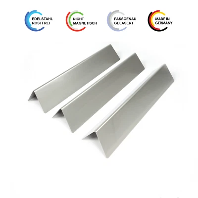 FIRE WORLD 24 GMBH Aromaschienen für Weber Spirit 200 210 220 ab Bj 2013 Edelstahl Brennerabdeckung