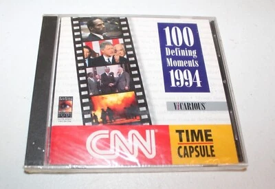 CNN Time Capsule: 100 Defining Moments of 1994 (Brand New, PC 1994) Vicarious - Image 1 of 2