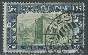 1930 REGNO USATO MILIZIA 1,25 LIRE - RB17-3 - Picture 1 of 1