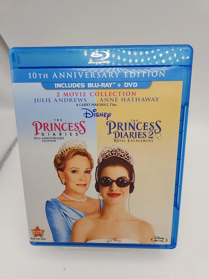 The Princess Diaries 1 & 2 Blu-ray & DVD Set Disney 10th Anniversary Edition - Image 1 of 4