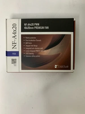 Noctua NF-A4x20 5V, PWM Premium Quiet Fan, 3-Pin, 5V Version (40x20mm, Brown) - Image 1 of 3