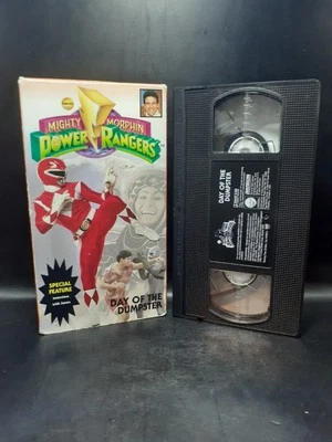 Mighty Morphin Power Rangers Day Of The Dumpster VHS Tape 1994 Interview Jason Foto 1 de 4