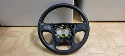 2014-2018 Chevy Silverado GMC Sierra 1500 OEM Vinyl Steering Wheel (Black) - Image 1 of 4