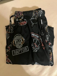 Fortnite Unisex Pajama Bottoms Black Size Small Character Print Gamer Adult - Picture 1 of 9