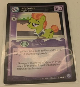 My Little Pony CCG - Lady Justice *#63 F* - Picture 1 of 2