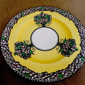 John Steventon Sons Royal Venton Ware 1 Vintage ROSA Art Deco Plate GC Numbered - Picture 1 of 8