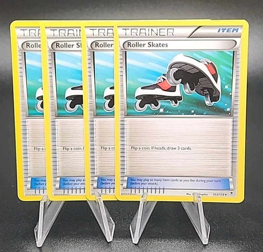 4x Roller Skates 103/119 XY Phantom Forces Item Trainer Playset Pokemon - Image 1 of 1