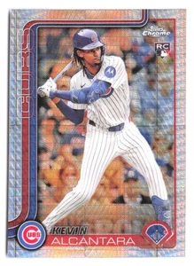 2025 Topps Chrome - Prism Refractor - Kevin Alcantara #173 Rookie RC Cubs - Bild 1 von 2