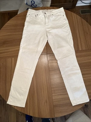 Pantalones de mezclilla Banana Republic Traveler 33x32 ajustados para hombre marfil Foto 1 de 4