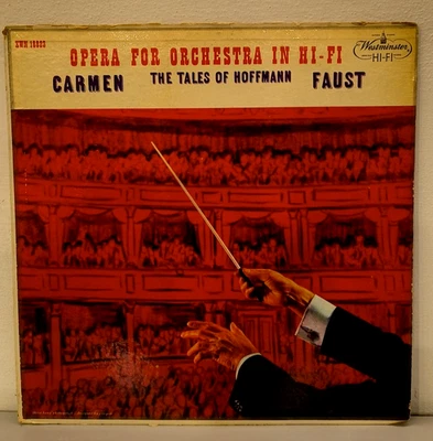 SHAFFER - OPÉRA FR ORCHE EN HI-FI CARMEN FAUST - VINYLE VG/G LP MONO - Photo 1/4