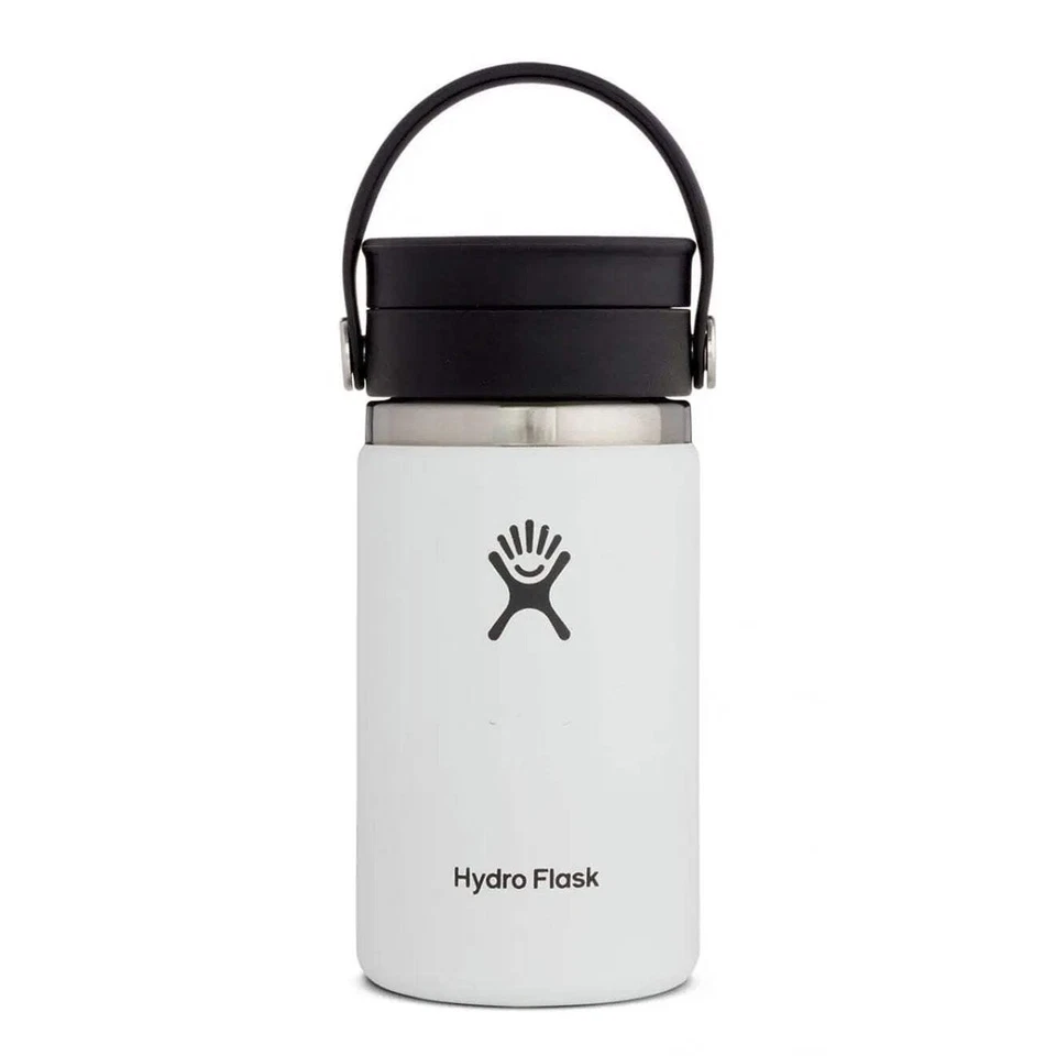 NEW - Official Hydro Flask 12oz Wide Mouth Flex Sip Lid White - Bild 1 von 1