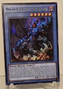Malacoda, Netherlord of The Burning Abyss SECE-EN085 Secret 1st Edition NM/M - Picture 1 of 2
