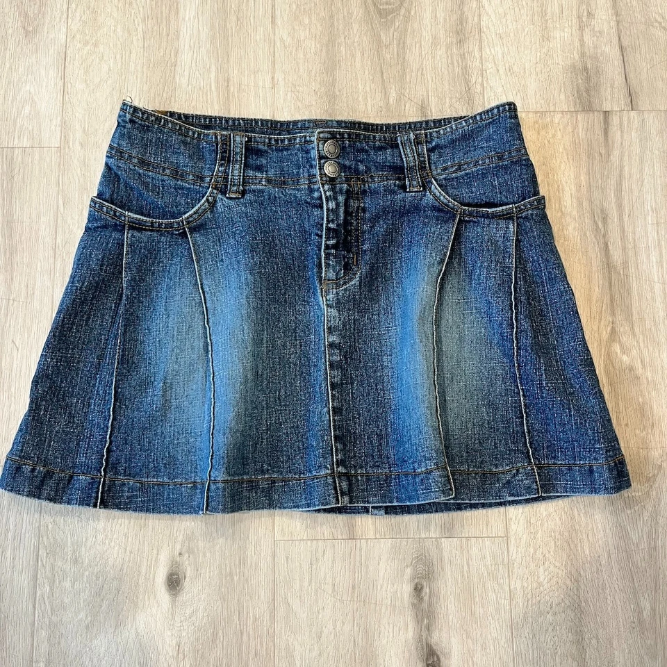 Mini falda vaquera vintage Y2K Out Jeans para mujer talla 7/28" Foto 1 de 4