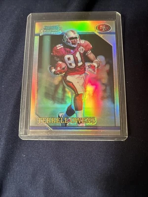 Bowman Chrome 2001 - 1996 diseño novato refractores Terrell Owens #BRC10 Foto 1 de 2
