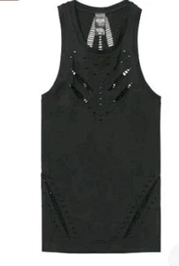 Victoria Secret Sport Black Seamless Tank Top Large *NWT* - Picture 1 of 2