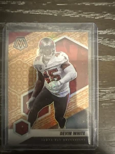 Devin White 2021 Mosaic Honeycomb Prizm SSP #191 Tampa Bay Buccaneers CUSTODIA HIT - Foto 1 di 2