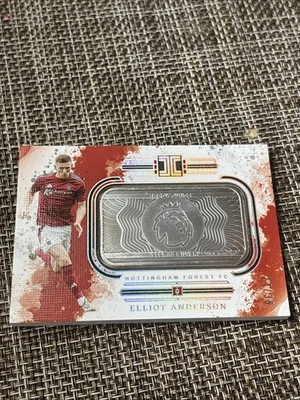 2024-25 Elliot Anderson Impeccable .999 TROY OZ SILVER BAR /39 Nottingham Forest - Image 1 of 2
