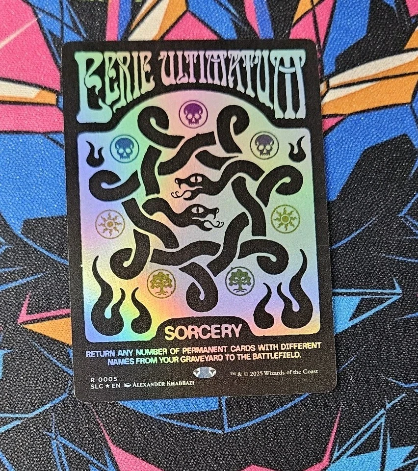 Eerie Ultimatum NM Foil MTG Secret Lair Countdown Kit Unplayed Magic Gathering  - Image 1 of 1