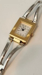 Vintage 90's Guess Brand Two-Tone Women's Watch Bracelet Style Pristine Cond!! - Picture 1 of 4