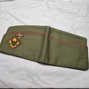 Vintage BSA Boy Scout Garrison Hat Sanforized XL Self Conforming - Picture 1 of 5