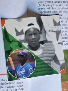 1990 Little Big Leaguers Jumbo Cover Panel Cards - Bo Jackson - Plus Story  - Bild 1 von 2