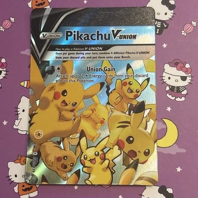 Pikachu V Union SWSH139 Sword & Shield Black Star Promo Holo Pokemon Card TCG NM - Image 1 of 4
