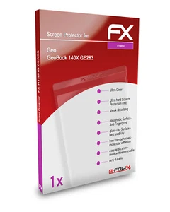 atFoliX Verre film protecteur pour Geo GeoBook 140X GE283 9H Hybride-Verre - Afbeelding 1 van 3