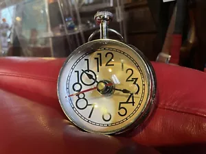 Reloj de Escritorio Bola Náutico Retro Viaje Cuarzo Vintage Amplificado 12cm x 9cm Nuevo - Imagen 1 de 11