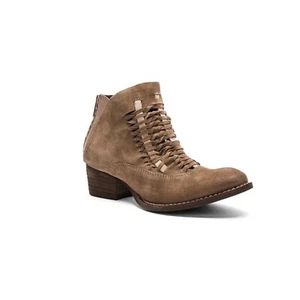 Rebels Cori Woven Suede Boot In Dark Dust Sz 8 NWT - Picture 1 of 3