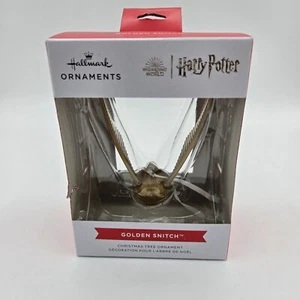 Hallmark 2024 Harry Potter Golden Snitch Christmas Tree Ornament NEW - Picture 1 of 4