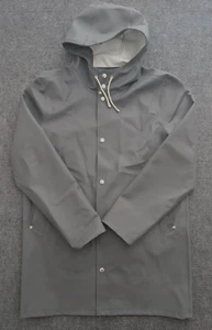 Stutterheim Rain Jacket Mens Medium Grey Heavy Weight Waterproof Designer RP$500 - Picture 1 of 17