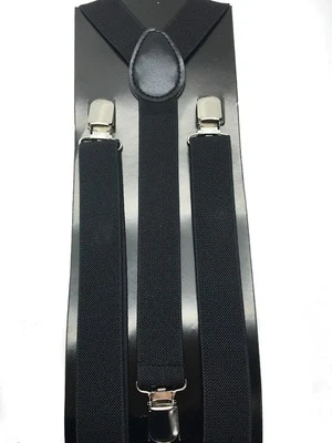 28 Colors Mens&Womens Clip-on Sexy Suspenders Elastic Y-Shape Adjustable Braces - Image 1 of 4