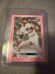 2022 Topps Mini Baseball Luis Gill No. 131 Pink Border 24/25 RC - Picture 1 of 2