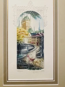 Vintage Etched Painting By Paul Cloutier Signed Limited Edition 15”-11” - Picture 1 of 7